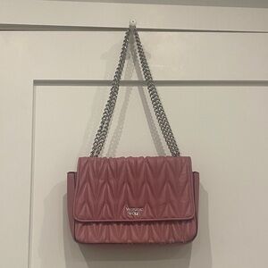 Victoria's Secret Pink Quilted Chain Shoulder Bag